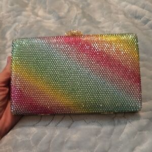 Alessi Rainbow Crystal Clutch